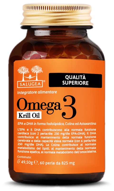 SALUGEA OMEGA 3 KRILL OIL 60 PERLE - Farmacia Rossi2 - Farmacia Rossi 