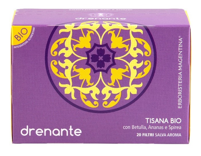 TISANA DRENANTE BIO 20 FILTRI - Farmacia Rossi2 - Farmacia Rossi 