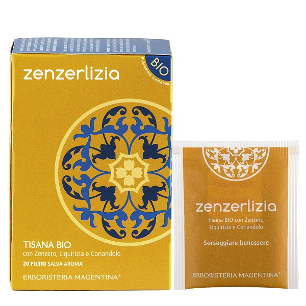 TISANA ZENZERLIZIA BIO 20 FILTRI - Farmacia Rossi2 - Farmacia Rossi 