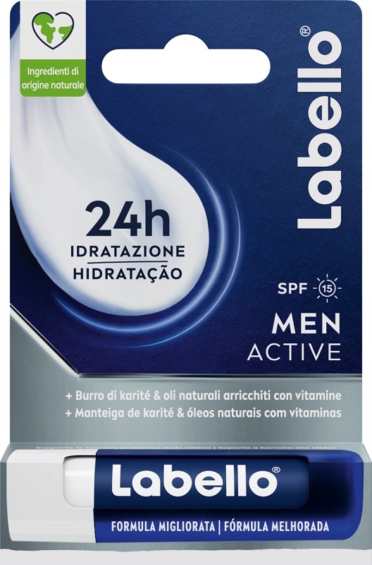LABELLO ACTIVE FOR MEN SPF 15 5,5 ML - Farmacia Rossi2 - Farmacia Rossi 