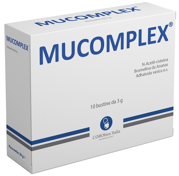 MUCOMPLEX 10 BUSTINE DA 3 G - Farmacia Rossi2 - Farmacia Rossi 