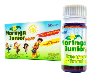 MORINGA JUNIOR PLUS 10 FLACONCINI DA 10 ML - Farmacia Rossi2 - Farmacia Rossi 