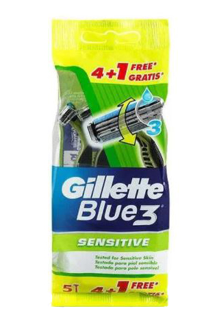 GILLETTE BLUE3 SENS 4 PEZZI + 1 G - Farmacia Rossi2 - Farmacia Rossi 