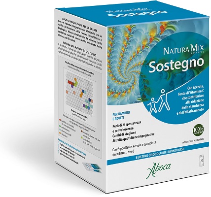 NATURA MIX ADVANCED SOSTEGNO OROSOLUBILE 20 BUSTINE - Farmacia Rossi2 - Farmacia Rossi 