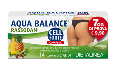 AQUA BALANCE RASSODAN CELL FORTE 7 DAYS 14 COMPRESSE DIETALINEA - Farmacia Rossi2 - Farmacia Rossi 