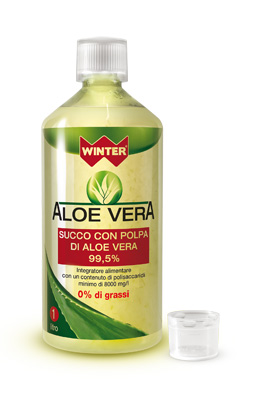 WINTER ALOE VERA SUCCO E POLPA 1 LITRO - Farmacia Rossi2 - Farmacia Rossi 