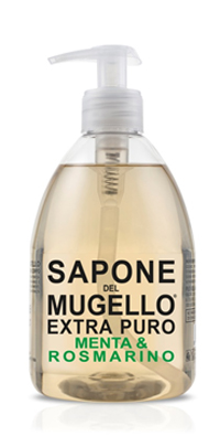 SAPONE DEL MUGELLO LIQUIDO EXTRA PURO MENTA E ROSMARINO 500 ML - Farmacia Rossi2 - Farmacia Rossi 