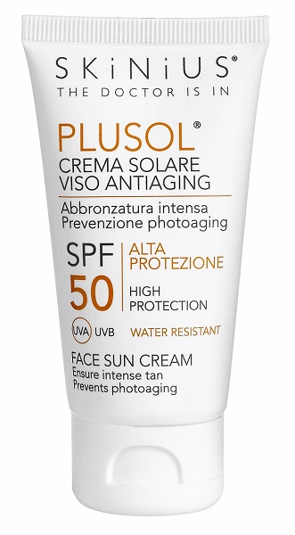 PLUSOL CREMA SOLARE VISO SPF50 50 ML - Farmacia Rossi2 - Farmacia Rossi 