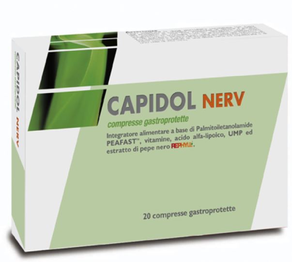 CAPIDOL NERV 20 COMPRESSE GASTROPROTETTE - Farmacia Rossi2 - Farmacia Rossi 