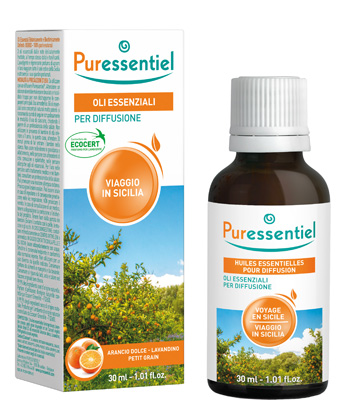 PURESSENTIEL MISCELA DIFFUSIONE VIAGGIO SICILIA 30 ML - Farmacia Rossi2 - Farmacia Rossi 