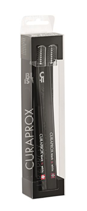 CURAPROX BLACK IS WHITE DENTIFRICI SBIANCANTI 2 SPAZZOLINI - Farmacia Rossi2 - Farmacia Rossi 