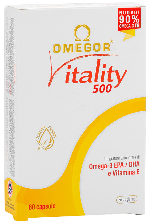 OMEGOR VITALITY 500 60 CAPSULE - Farmacia Rossi2 - Farmacia Rossi 