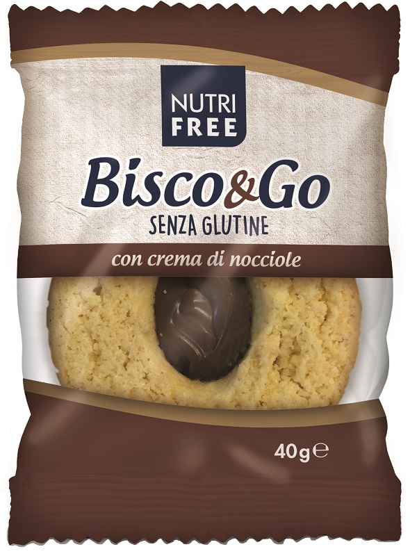 NUTRIFREE BISCO&GO CREMA DI NOCCIOLE 40 G - Farmacia Rossi2 - Farmacia Rossi 