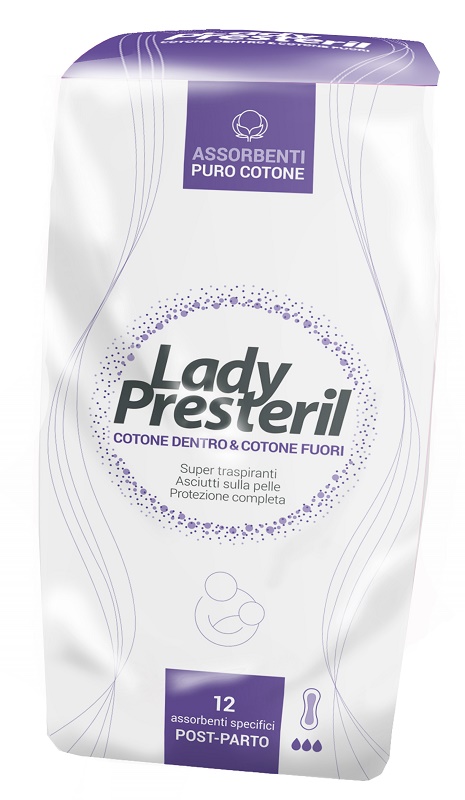 LADY PRESTERIL POSTPARTO 12 PEZZI - Farmacia Rossi2 - Farmacia Rossi 