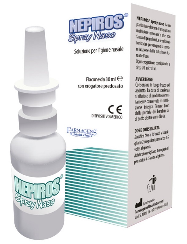 SOLUZIONE PER L'IGIENE NASALE SPRAY NEPIROS 30 ML - Farmacia Rossi2 - Farmacia Rossi 