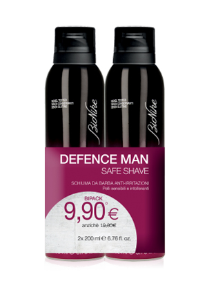 DEFENCE MAN BIPACK SCHIUMA BARBA 2 X 200 ML - Farmacia Rossi2 - Farmacia Rossi 