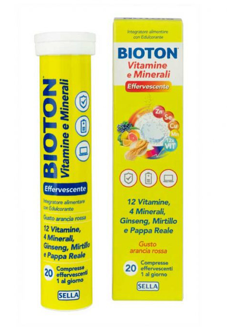 BIOTON VITAMINE E MINEALI 20 COMPRESSE - Farmacia Rossi2 - Farmacia Rossi 