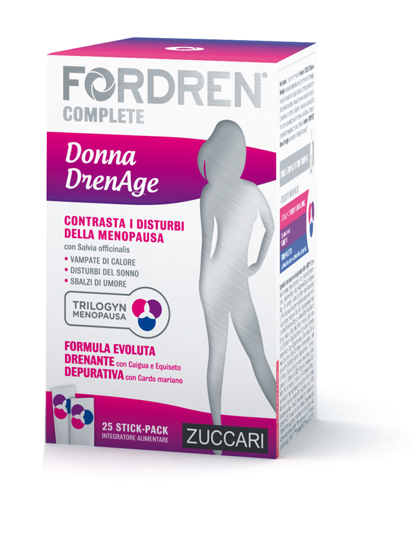FORDREN COMPLETE DONNA DRENAGE 25 STICKPACK DA 10 ML - Farmacia Rossi2 - Farmacia Rossi 