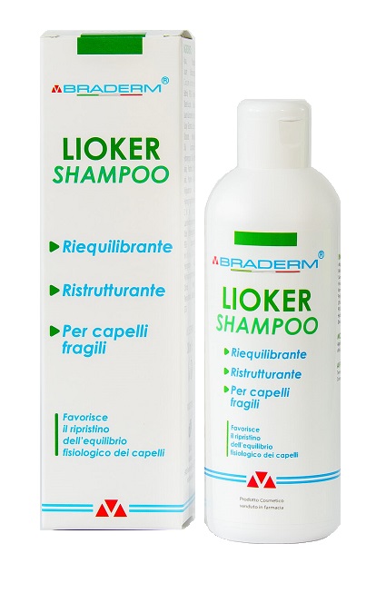 LIOKER SHAMPOO 200 ML BRADERM - Farmacia Rossi2 - Farmacia Rossi 