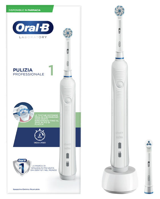 ORALB PRO1 LABORATORY SPAZZOLINO ELETTRICO - Farmacia Rossi2 - Farmacia Rossi 