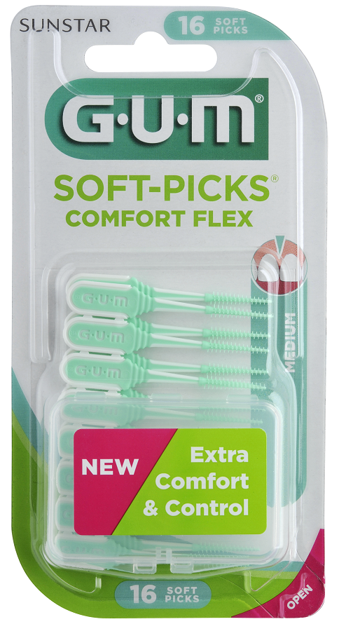 GUM SOFT PICK COMFORT FLEX SCOVOLINO INTERDENTALE 40 PEZZI - Farmacia Rossi2 - Farmacia Rossi 
