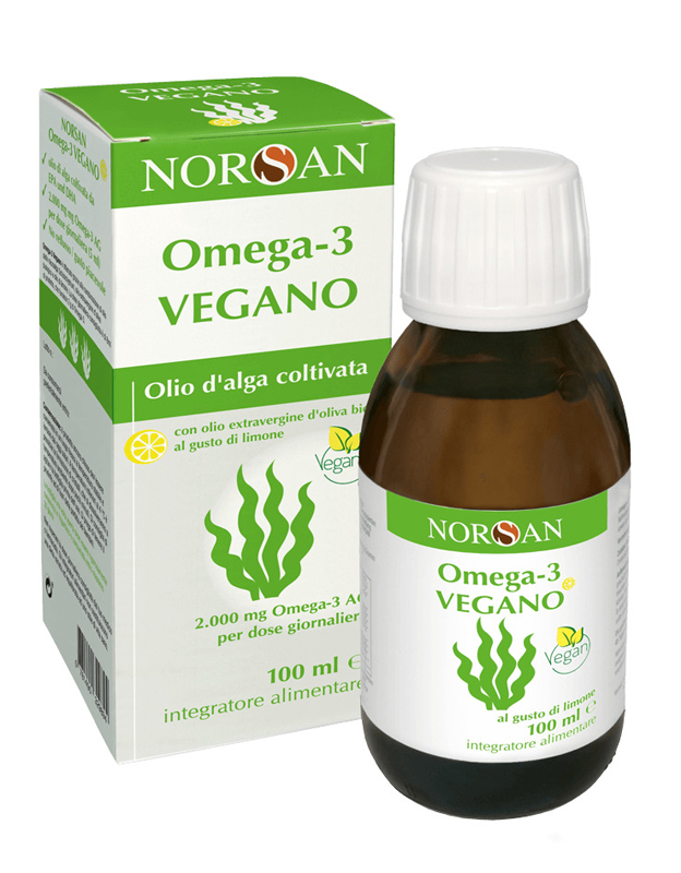 NORSAN OMEGA 3 VEGANO 100 ML AL GUSTO DI LIMONE - Farmacia Rossi2 - Farmacia Rossi 