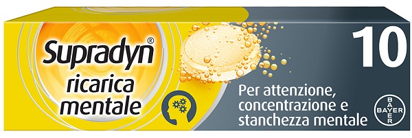 SUPRADYN RICARICA MENTALE 10 COMPRESSE - Farmacia Rossi2 - Farmacia Rossi 