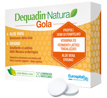 DEQUADIN NATURA GOLA 20 COMPRESSE - Farmacia Rossi2 - Farmacia Rossi 