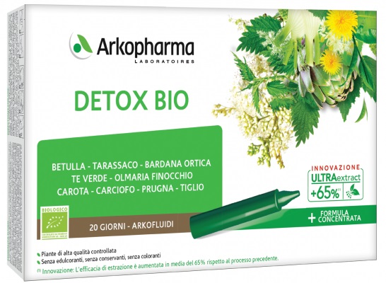 ARKOFLUIDI ULTRA SUONI DETOX BIO 20 FIALE - Farmacia Rossi2 - Farmacia Rossi 