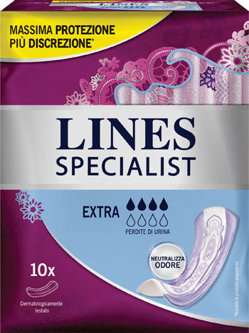 LINES SPECIALIST PANNOLONE EXTRA FARMA 10 PEZZI - Farmacia Rossi2 - Farmacia Rossi 