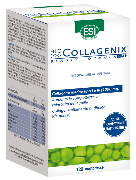 ESI BIOCOLLAGENIX 120 COMPRESSE - Farmacia Rossi2 - Farmacia Rossi 