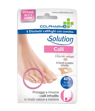 DISCHETTO CALLIFUGO CON CEROTTO COLPHARMA CALLI INFRADITO 6 PEZZI - Farmacia Rossi2 - Farmacia Rossi 