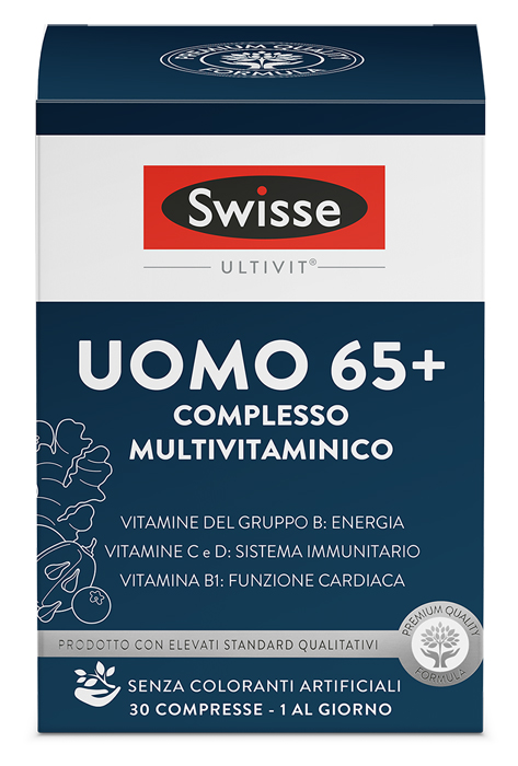 SWISSE UOMO 65+ COMPLESSO MULTIVITAMINICO 30 COMPRESSE - Farmacia Rossi2 - Farmacia Rossi 