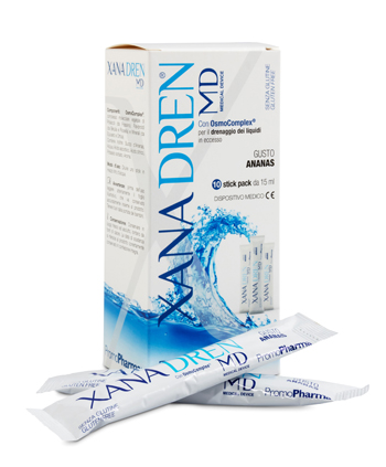 XANADREN MD ANANAS 10 STICK PACK X 15 ML - Farmacia Rossi2 - Farmacia Rossi 
