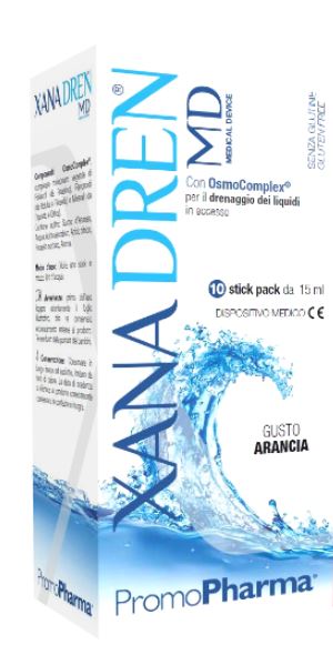XANADREN MD ARANCIA 10 STICK PACK X 15 ML - Farmacia Rossi2 - Farmacia Rossi 