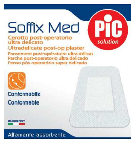 CEROTTO IN TNT ADESIVO CON COMPRESSA ASSORBENTE PIC SOFFIX MED 10X8 CM - Farmacia Rossi2 - Farmacia Rossi 