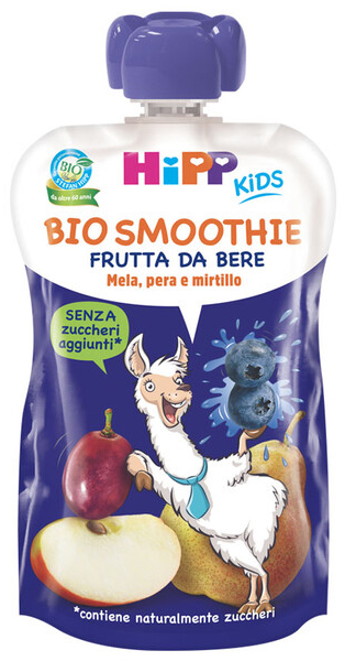 HIPP BIO SMOOTHIES MELA/PERA/MIRTILLO 120 ML - Farmacia Rossi2 - Farmacia Rossi 