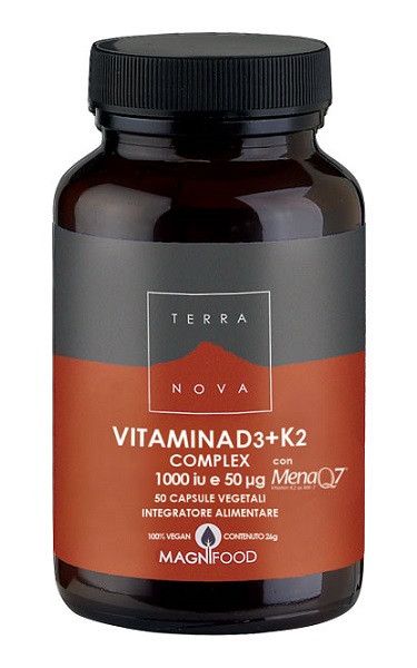 TERRANOVA VITAMINA D3 + K2 50 CAPSULE - Farmacia Rossi2 - Farmacia Rossi 