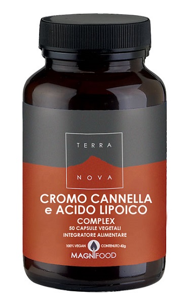 TERRANOVA CROMO/CANNELLA/ACIDO LIPOICO COMPLEX 50 CAPSULE - Farmacia Rossi2 - Farmacia Rossi 