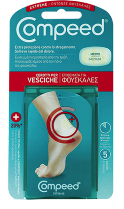 COMPEED CEROTTO PER VESCICHE TALLONE SPORT 5 PEZZI - Farmacia Rossi2 - Farmacia Rossi 