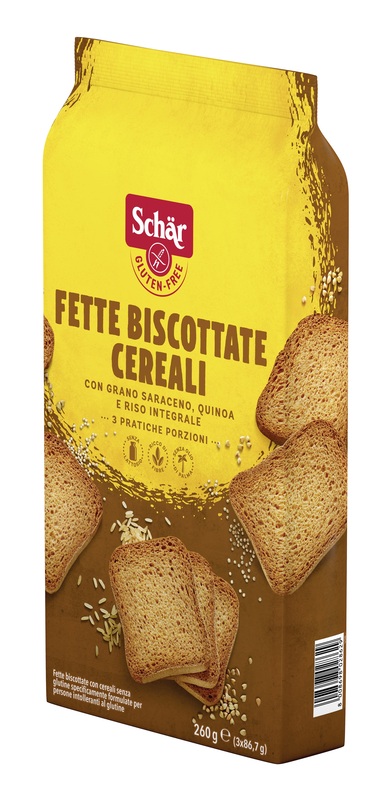 SCHAR FETTE BISCOTTATE AI CEREALI 260 G - Farmacia Rossi2 - Farmacia Rossi 