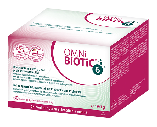 OMNI BIOTIC 6 POLVERE 60 BUSTINE DA 3 G - Farmacia Rossi2 - Farmacia Rossi 
