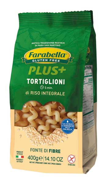 FARABELLA TORTIGLIONI RISO INTEGRALE 400 G - Farmacia Rossi2 - Farmacia Rossi 