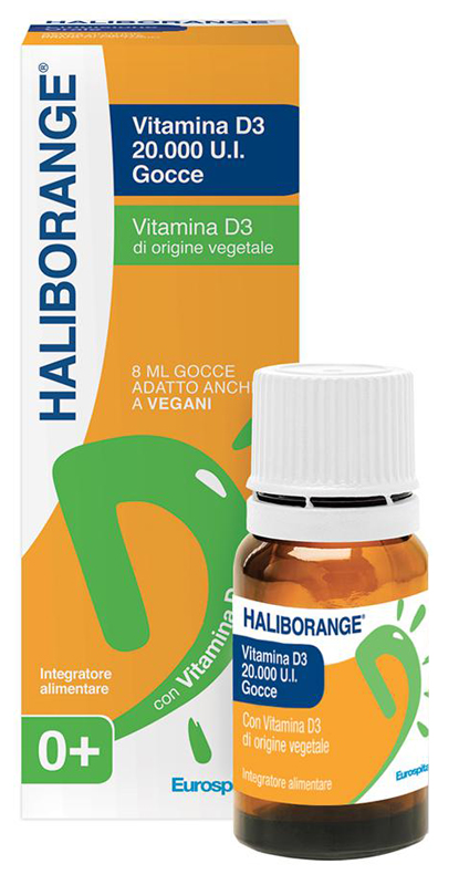 HALIBORANGE GOCCE 20000 UI COLECALCIFEROLO 8 ML - Farmacia Rossi2 - Farmacia Rossi 