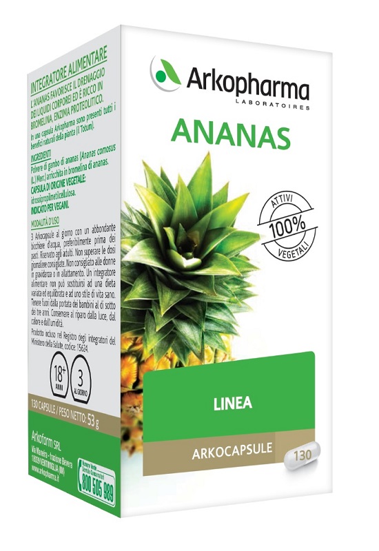 ARKO CAPSULE ANANAS 130 CAPSULE - Farmacia Rossi2 - Farmacia Rossi 