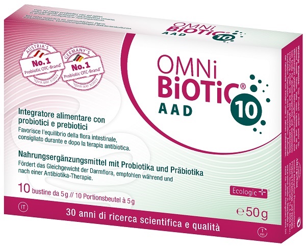 OMNI BIOTIC 10 AAD 10 BUSTINE DA 5 G - Farmacia Rossi2 - Farmacia Rossi 