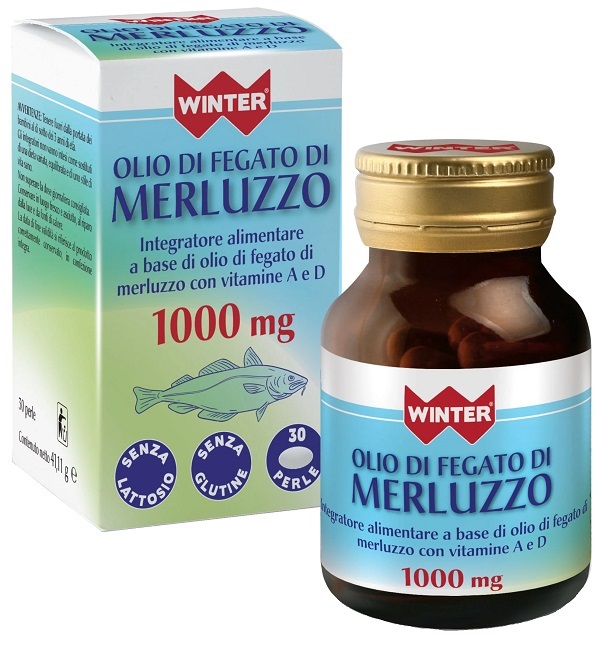 OLIO DI FEGATO DI MERLUZZO 30 PERLE WINTER - Farmacia Rossi2 - Farmacia Rossi 