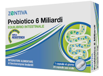 ZENTIVA PROBIOTICO 6 MILIARDI 24 CAPSULE VEGETALI - Farmacia Rossi2 - Farmacia Rossi 