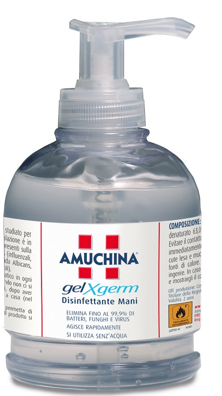 AMUCHINA GEL X-GERM DISINFETTANTE MANI 250 ML - Farmacia Rossi2 - Farmacia Rossi 
