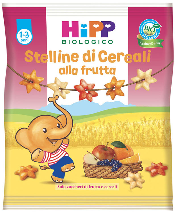 HIPP BIO STELLINE DI CEREALI ALLA FRUTTA 30 G - Farmacia Rossi2 - Farmacia Rossi 